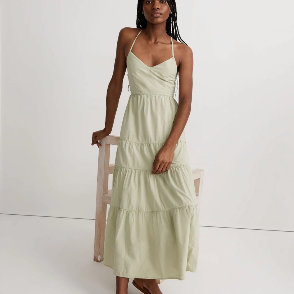 Madewell Sidonie Poplin Maxi Dress